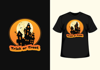 Halloween t-shirt design vector illustration