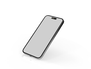 Smartphone. Mobile phone Template. Telephone 3d
