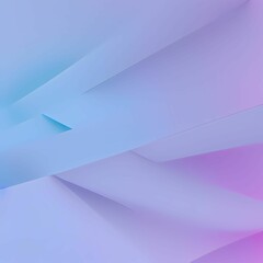 3D illustration of an abstract geometric pink and blue background