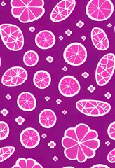 Set of cute sweet pink seamless patterns Wallpaper for little baby girl Pink dotted background collection 2d illustrated illustration Hand drawn wrap wallpaper cover fabric cloth textile naive pyjamas