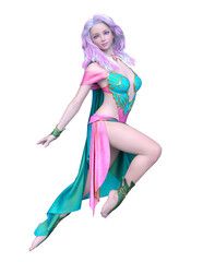 ダンスをする女性