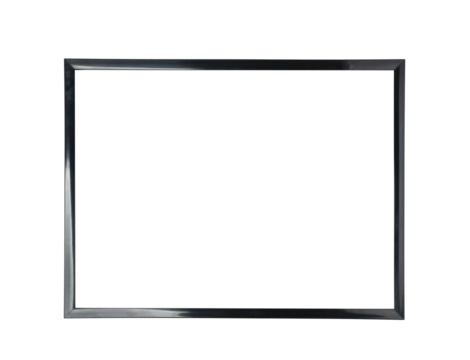 an empty black frame