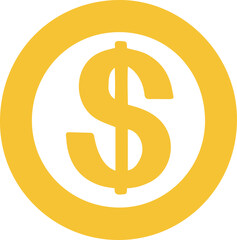 money icon or logo isolated sign symbol 
