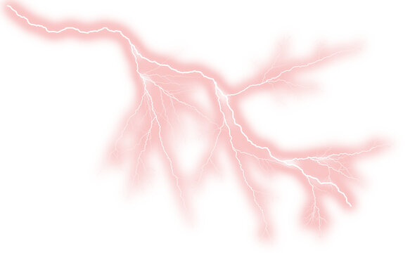 red lightning effect png