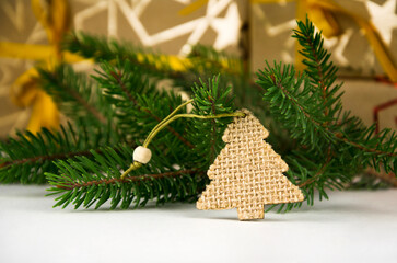 Wooden Decoration for Christmas Tree