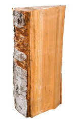 chipped part of a wooden log, firewood