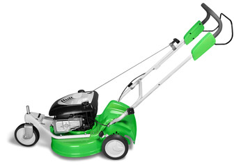 Auto Lawn Mower. Lawn Care. Riding Mower. Grass