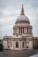 View on the St. Pauls Cathedral from a viewing point