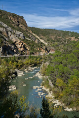 Rio Gallego in Huesca, Aragon, Spain