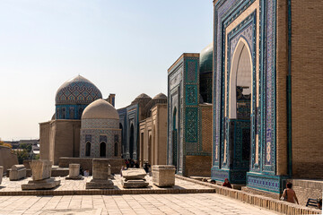 Shah i Zinda mausoleum in Samarkand, Uzbekistan