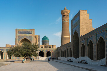 Architecture of old town in Bukhara, Uzbekistan