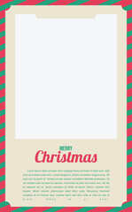 christmas background with space for photo frames