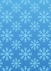blue background with winter theme with snowflake pattern