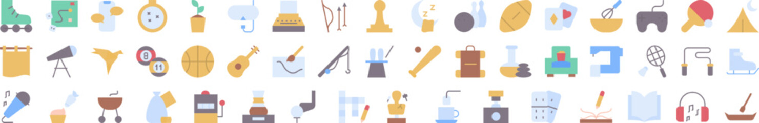Free time icon collections vector design