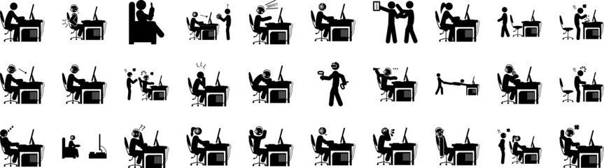 Gamer icon collections vector design