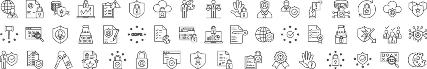 General data project icon collections vector design