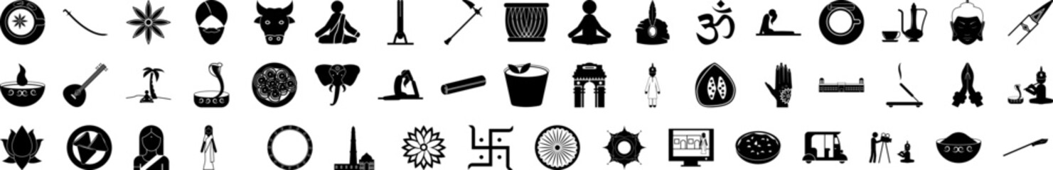 India icon collections vector design