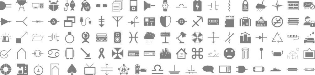 Web icon collections vector design