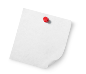 Blank Note Paper with Pin