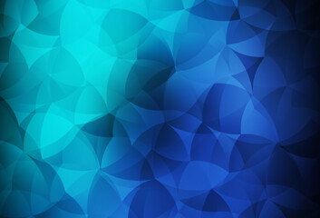 Dark Blue, Green vector template with chaotic shapes.
