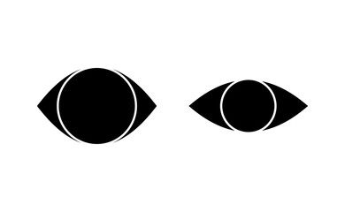 Eye icon vector for web and mobile app. Eye sign and symbol. Look and Vision icon.