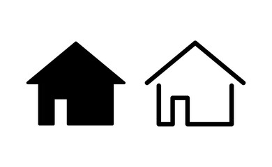 Obraz premium House icon vector for web and mobile app. Home sign and symbol