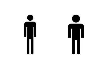 Man icon vector for web and mobile app. male sign and symbol. human symbol