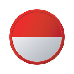 Obraz premium Indonesian Flag Object 2