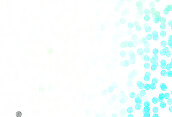 Light Green vector layout with circle shapes.