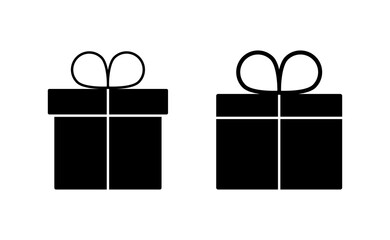Gift icon vector for web and mobile app. gift sign and symbol. birthday gift
