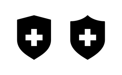 Health insurance icon vector for web and mobile app. Insurance document sign and symbol