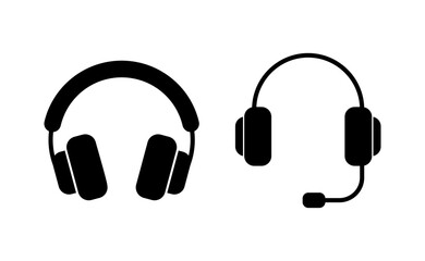 Headphone icon vector for web and mobile app. headphone sign and symbol