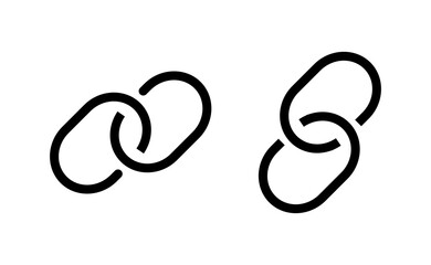Link icon vector for web and mobile app. Hyperlink chain sign and symbol