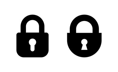 Lock icon vector for web and mobile app. Padlock sign and symbol. Encryption icon. Security symbol
