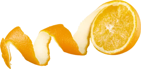 Wandcirkels aluminium Orange healthy lifestyle orange peel healthy eating citrus fruit juicy © BillionPhotos.com