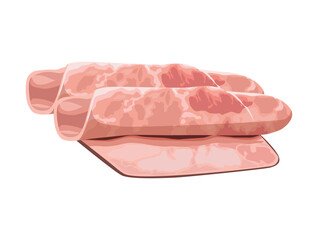 pork ham butchery product