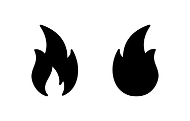 Fire icon vector for web and mobile app. fire sign and symbol