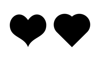 Love icon vector for web and mobile app. Heart sign and symbol. Like icon vector.