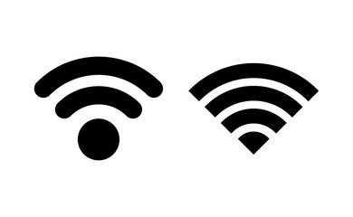 Wifi icon vector for web and mobile app. signal sign and symbol. Wireless  icon