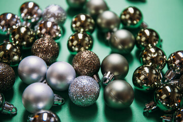 silver christmas ornaments