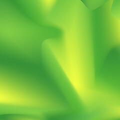Abstract blurred gradient background. Colorful smooth banner template. Mesh backdrop with green yellow. Vector
