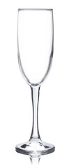 Empty Wine Glass Isolated