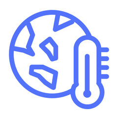 change hot heat temperature line icon