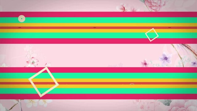 Watercolor Flowers Roses Peony Stripes Abstract Opera Character Paisley