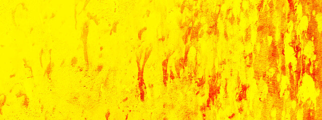 Abstract yellow, red grunge texture background.