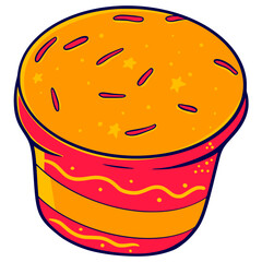 food illustration Cake cartoon cute