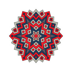 Mandala. Abstract illustration. Ornament for decor, cards etc. Coloring book