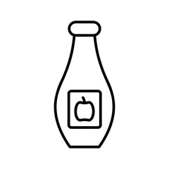 cider line icon