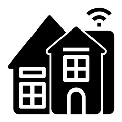 Icon Home With Style Glyph