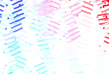 Light Green, Red vector texture with colored lines.